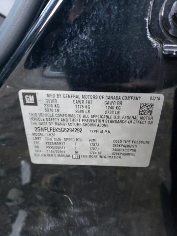 Photo 10 from auction – 2016 CHEVROLET EQUINOX LT with VIN 2GNFLFEK5G6294292