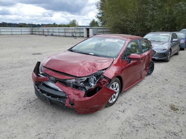 Photo 2 from auction – 2022 TOYOTA COROLLA LE with VIN JTDEPMAE4NJ224568