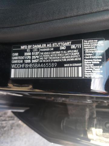 Photo 10 from auction – 2011 MERCEDES-BENZ E 350 4MAT with VIN WDDHF8HB5BA465589