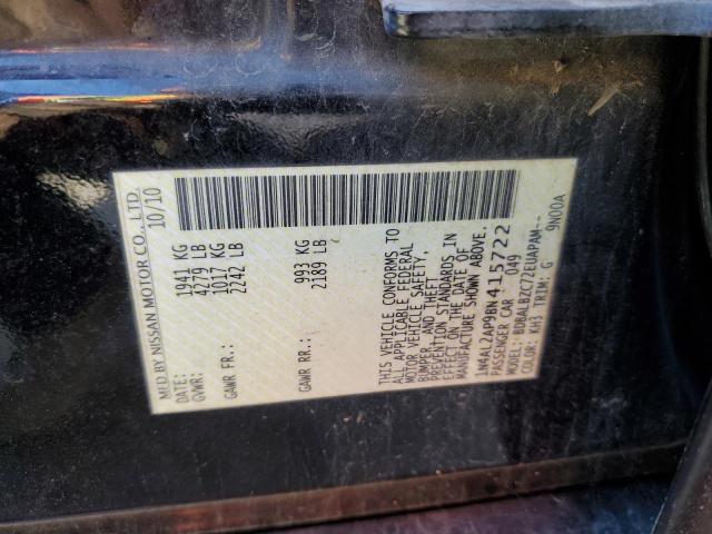 Photo 10 from auction – 2011 NISSAN ALTIMA BAS with VIN 1N4AL2AP9BN415722