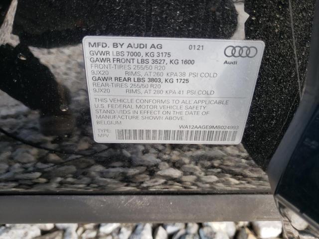 Photo 10 from auction – 2021 AUDI E-TRON SPO with VIN WA12AAGE9MB024993