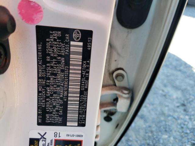 Photo 10 from auction – 2014 TOYOTA AVALON BAS with VIN 4T1BK1EB9EU113573