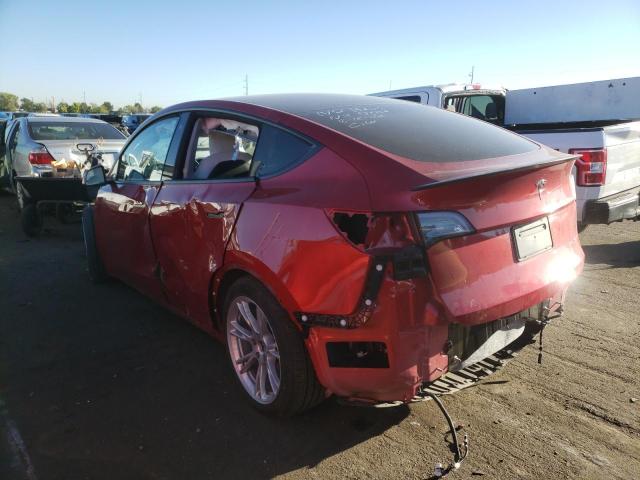 Photo 3 from auction – 2020 TESLA MODEL Y with VIN 5YJYGDEE4LF031042