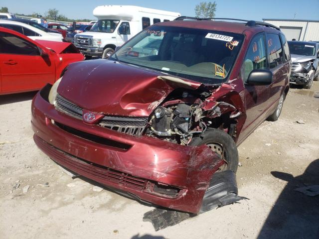 Photo 2 from auction – 2005 TOYOTA SIENNA CE with VIN 5TDZA23C15S340588