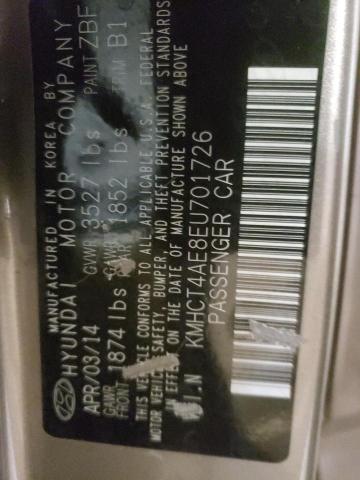 Photo 10 from auction – 2014 HYUNDAI ACCENT GLS with VIN KMHCT4AE8EU701726