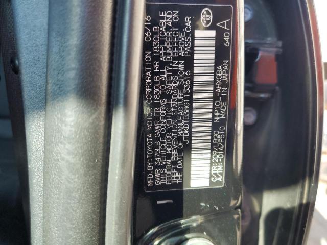 Photo 10 from auction – 2016 TOYOTA PRIUS C with VIN JTDKDTB38G1133616