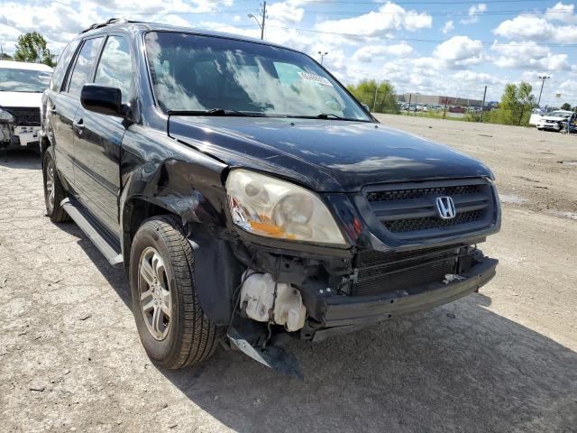 HONDA PILOT EXL 2005 with VIN 2HKYF18665H500996 - Photo from auction