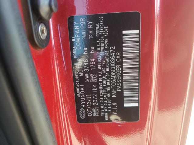Photo 10 from auction – 2012 HYUNDAI VELOSTER with VIN KMHTC6AD8CU036472