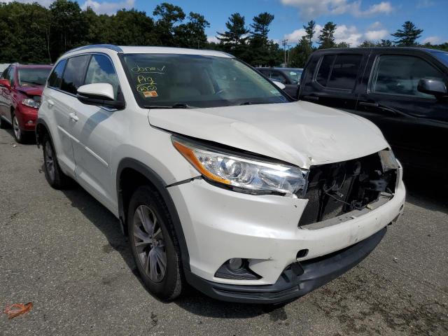 TOYOTA HIGHLANDER 2014 with VIN 5TDJKRFH0ES035528 - Photo from auction