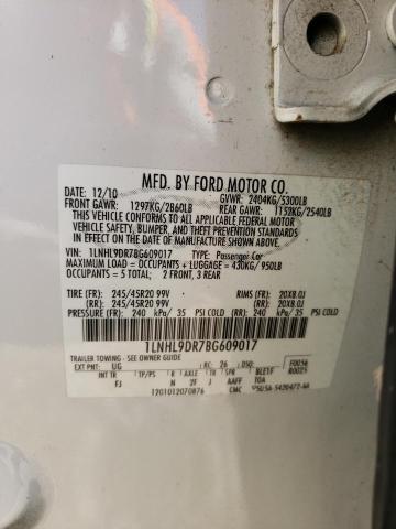 Photo 10 from auction – 2011 LINCOLN MKS with VIN 1LNHL9DR7BG609017