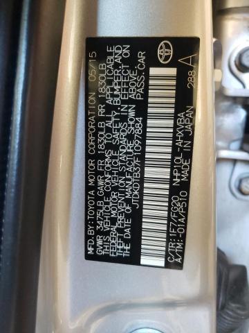 Photo 10 from auction – 2015 TOYOTA PRIUS C with VIN JTDKDTB37F1097884