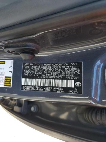 Photo 10 from auction – 2011 TOYOTA PRIUS with VIN JTDKN3DUXB1367803