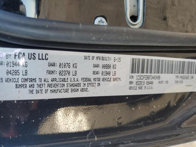 Photo 10 from auction – 2015 DODGE DART GT with VIN 1C3CDFEB6FD403498