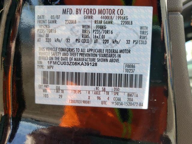 Photo 10 from auction – 2008 FORD ESCAPE XLT with VIN 1FMCU03Z08KA39128