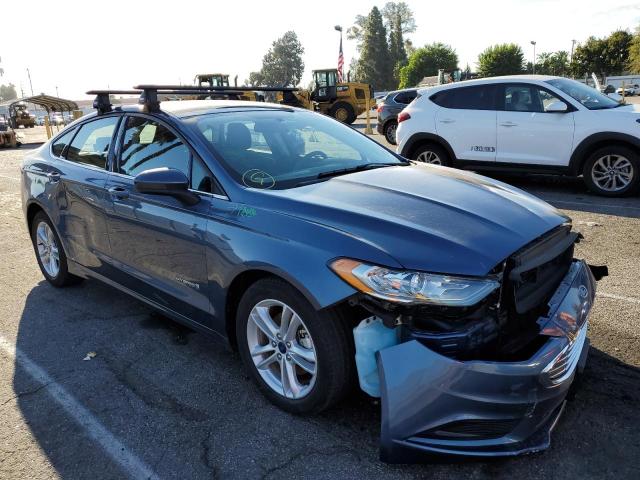 FORD FUSION SE 2018 with VIN 3FA6P0LU7JR253294 - Photo from auction