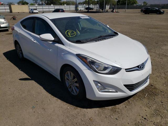 HYUNDAI ELANTRA SE 2016 with VIN 5NPDH4AE2GH752209 - Photo from auction