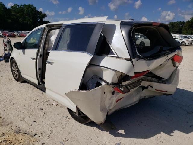 Photo 3 from auction – 2017 HONDA ODYSSEY EX with VIN 5FNRL5H66HB024708