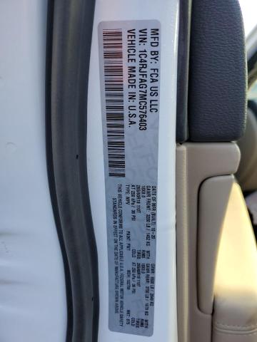 Photo 10 from auction – 2021 JEEP GRAND CHER with VIN 1C4RJFAG7MC576403