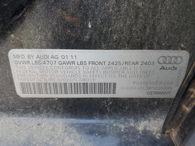 Foto 10 de la subasta – 2011 AUDI A4 PREMIUM con VIN WAUEFAFL3BN039499