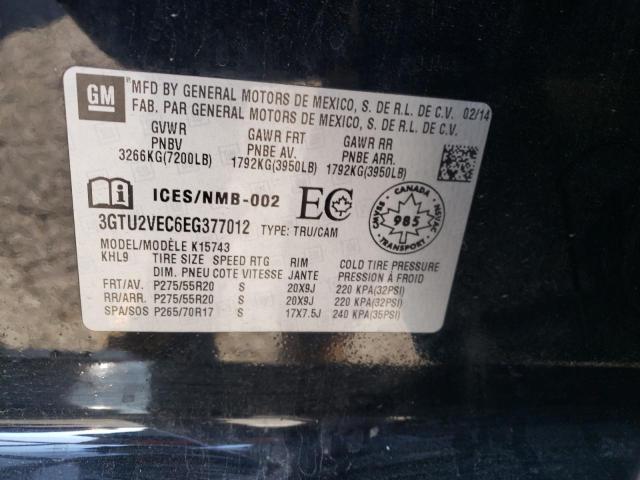 Photo 10 from auction – 2014 GMC SIERRA K15 with VIN 3GTU2VEC6EG377012