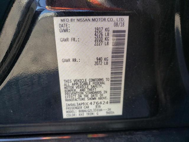 Photo 10 from auction – 2018 NISSAN ALTIMA 2.5 with VIN 1N4AL3AP9JC476424