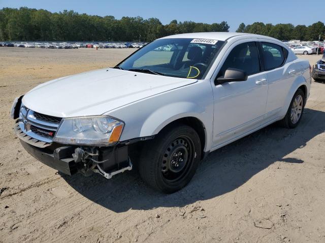 Photo 2 from auction – 2012 DODGE AVENGER SE with VIN 1C3CDZAB8CN285628