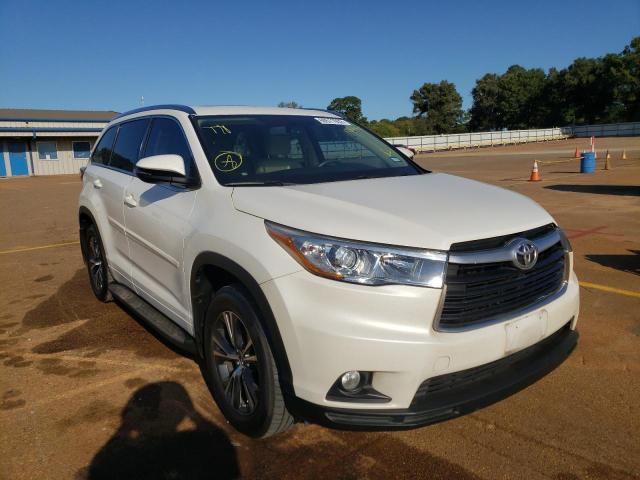 TOYOTA HIGHLANDER 2016 مع رقم تعريف المركبة 5TDKKRFH3GS128485 - صورة من المزاد
