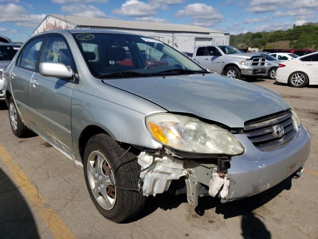 TOYOTA COROLLA 2003 with VIN JTDBR32EX32000721 - Photo from auction