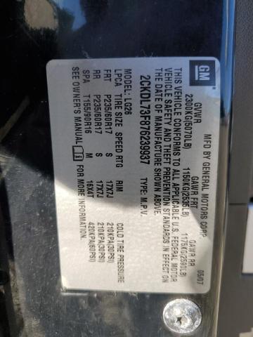 Photo 10 from auction – 2007 PONTIAC TORRENT with VIN 2CKDL73F876239937