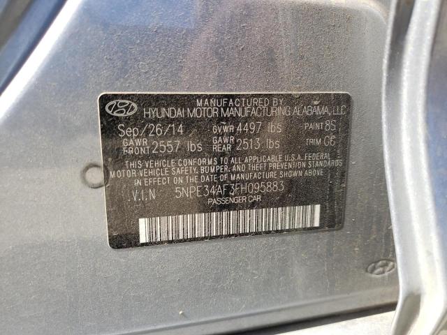 Photo 10 from auction – 2015 HYUNDAI SONATA SPO with VIN 5NPE34AF3FH095883