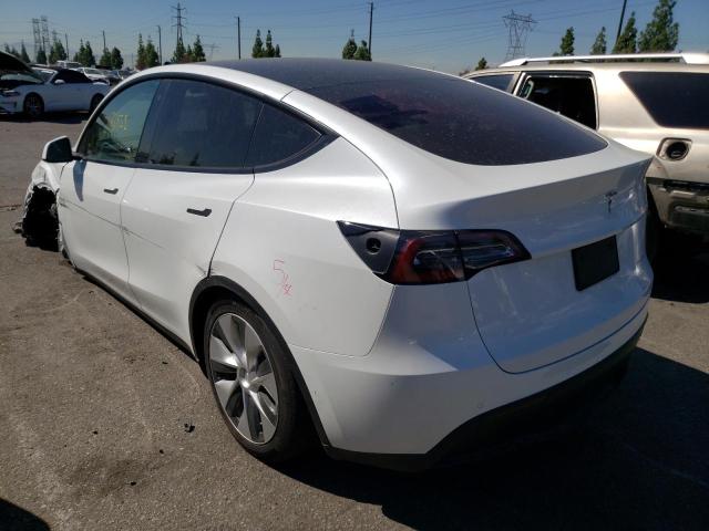 Photo 3 from auction – 2021 TESLA MODEL Y with VIN 5YJYGAEE7MF236659