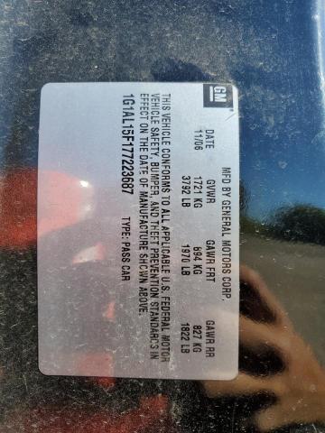 Photo 10 from auction – 2007 CHEVROLET COBALT LT with VIN 1G1AL15F177223687