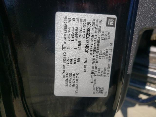 Photo 10 from auction – 2011 CHEVROLET SILVERADO with VIN 1GCRKSE37BZ248891