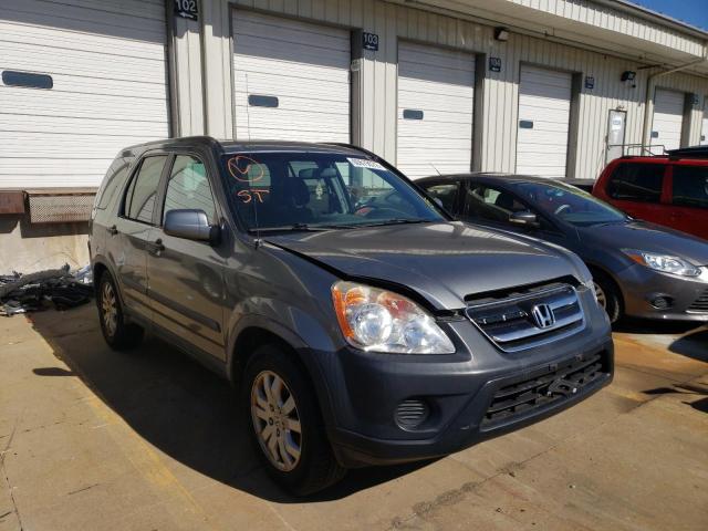 HONDA CR-V EX 2006 with VIN SHSRD78806U400710 - Photo from auction