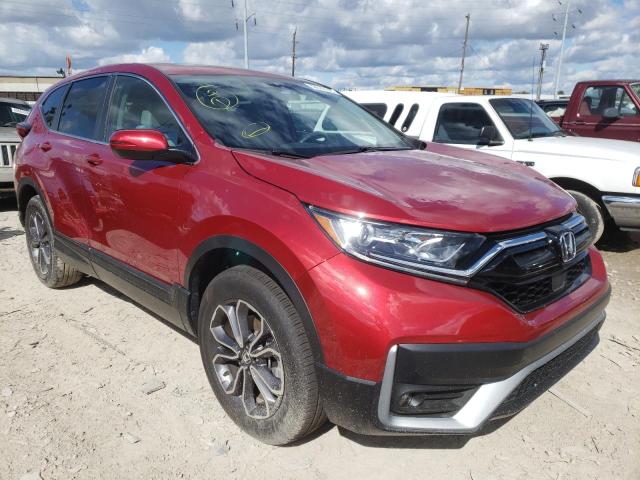HONDA CR-V EX 2021 with VIN 2HKRW2H59MH664355 - Photo from auction