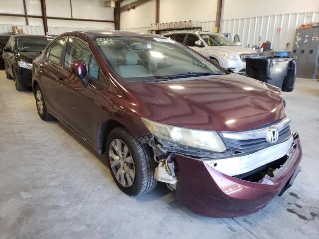 HONDA CIVIC LX 2012 with VIN 19XFB2F50CE085789 - Photo from auction