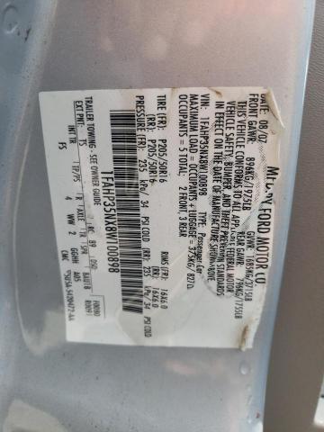 Photo 10 from auction – 2008 FORD FOCUS SE with VIN 1FAHP35NX8W100898