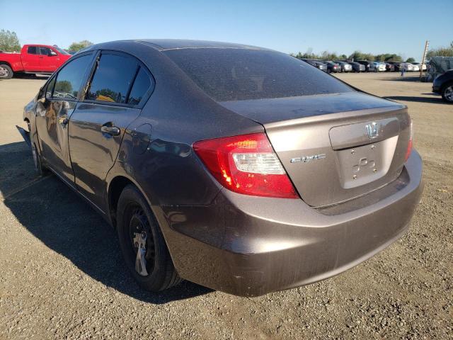 Photo 3 from auction – 2012 HONDA CIVIC LX with VIN 2HGFB2F47CH020337
