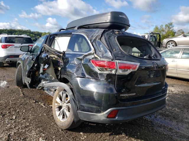 Photo 3 from auction – 2015 TOYOTA HIGHLANDER with VIN 5TDBKRFH8FS119862