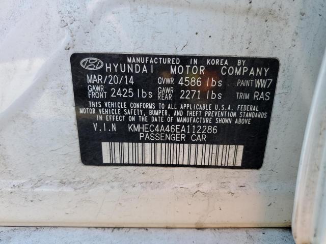 Photo 10 from auction – 2014 HYUNDAI SONATA HYB with VIN KMHEC4A46EA112286