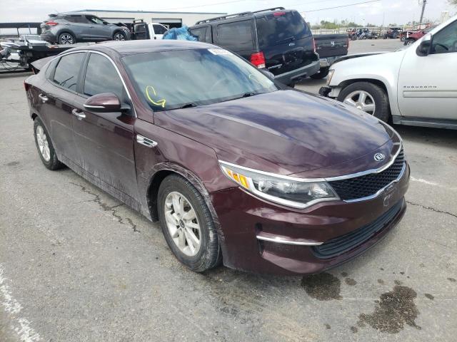 KIA OPTIMA LX 2016 with VIN 5XXGT4L39GG036717 - Photo from auction
