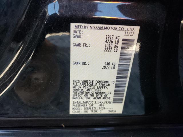Photo 10 from auction – 2018 NISSAN ALTIMA 2.5 with VIN 1N4AL3AP7JC156308