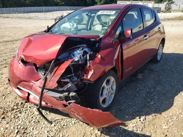 Photo 2 from auction – 2014 NISSAN LEAF S with VIN 1N4AZ0CP6EC337089
