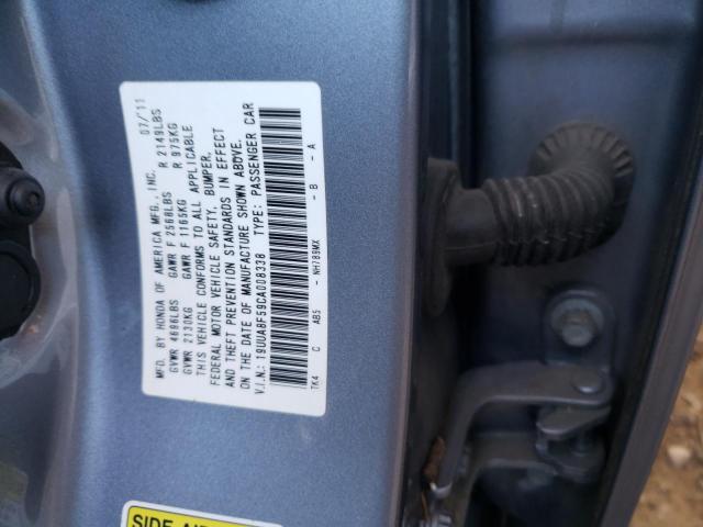 Photo 10 from auction – 2012 ACURA TL with VIN 19UUA8F59CA008338