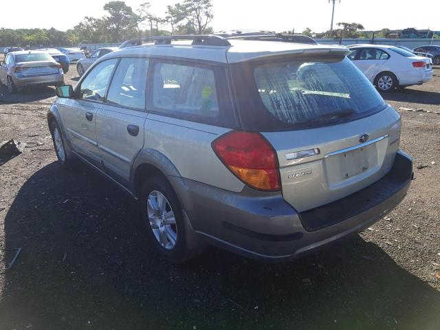 Photo 3 from auction – 2005 SUBARU LEGACY OUT with VIN 4S4BP61C957334893