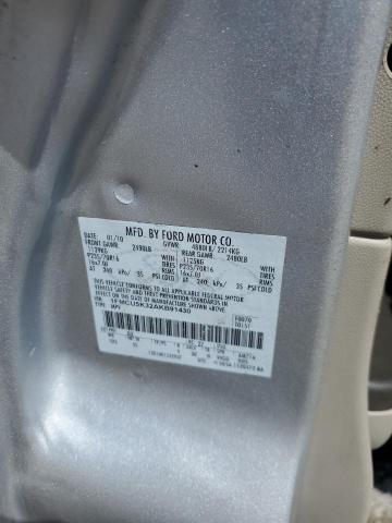 Photo 10 from auction – 2010 FORD ESCAPE HYB with VIN 1FMCU5K32AKB91430