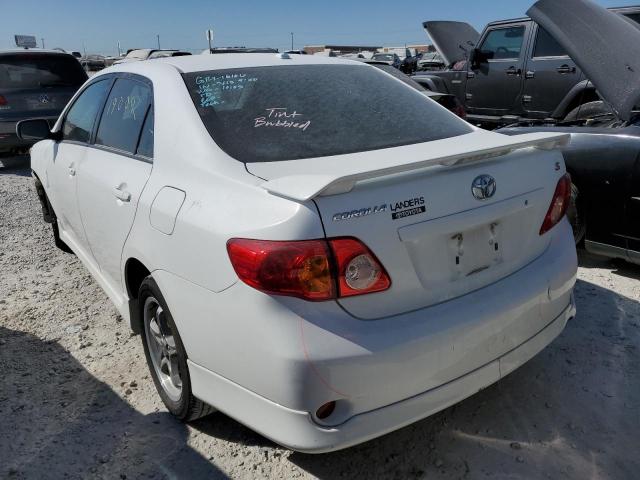 Photo 3 from auction – 2009 TOYOTA COROLLA BA with VIN 1NXBU40E79Z083069