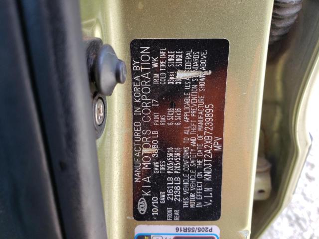 Photo 10 from auction – 2011 KIA SOUL with VIN KNDJT2A2XB7239895
