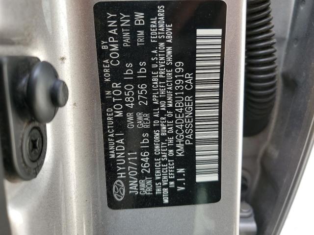 Photo 10 from auction – 2011 HYUNDAI GENESIS 3. with VIN KMHGC4DE4BU139199