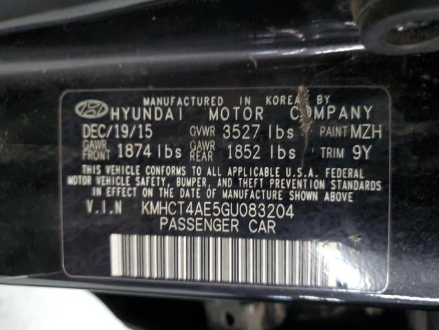 Photo 10 from auction – 2016 HYUNDAI ACCENT SE with VIN KMHCT4AE5GU083204